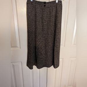 Sag Harbor black and gray long skirt, size: 6
